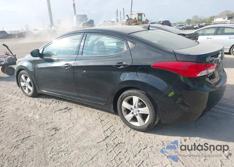 2013 Hyundai Elantra Gls from USA, damaged, VIN 5NPDH4AEXDH312007